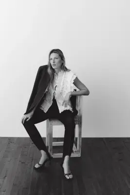 Jean fuseau - Bleu denim foncé — photo 1