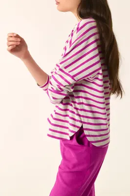 Marinière Filly Beige/Lupin — photo 5