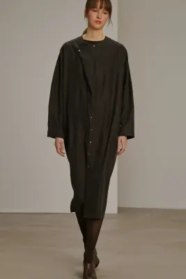 ROBE CASSANDRE CHARBON — photo 4