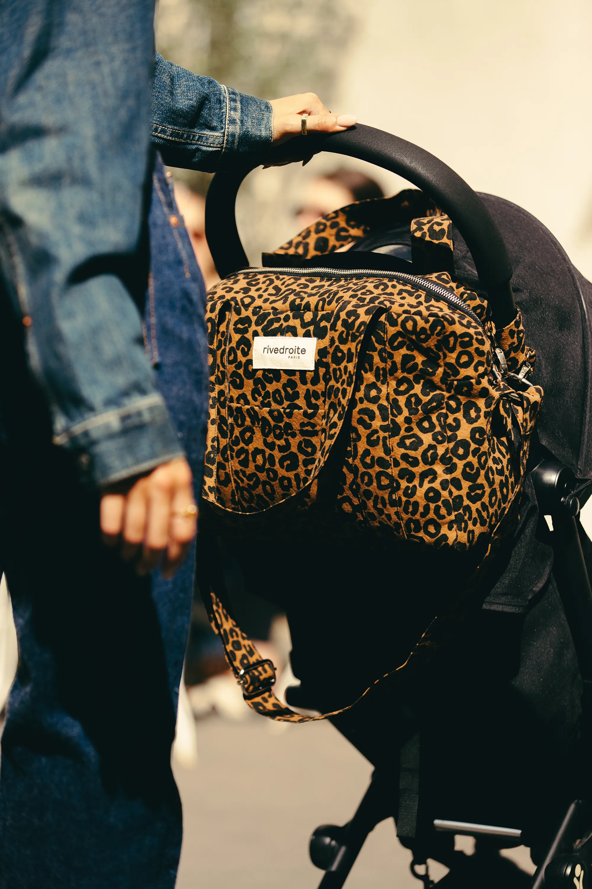 Sac à langer Mini Darcy Leopard Rive Droite