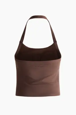 Débardeur de sport dos nu SoftMove™ - Moka chocolat — photo 5