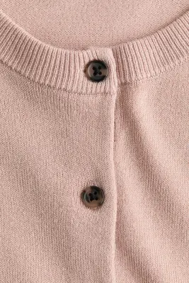 Gilet en maille fine - Beige clair — photo 4