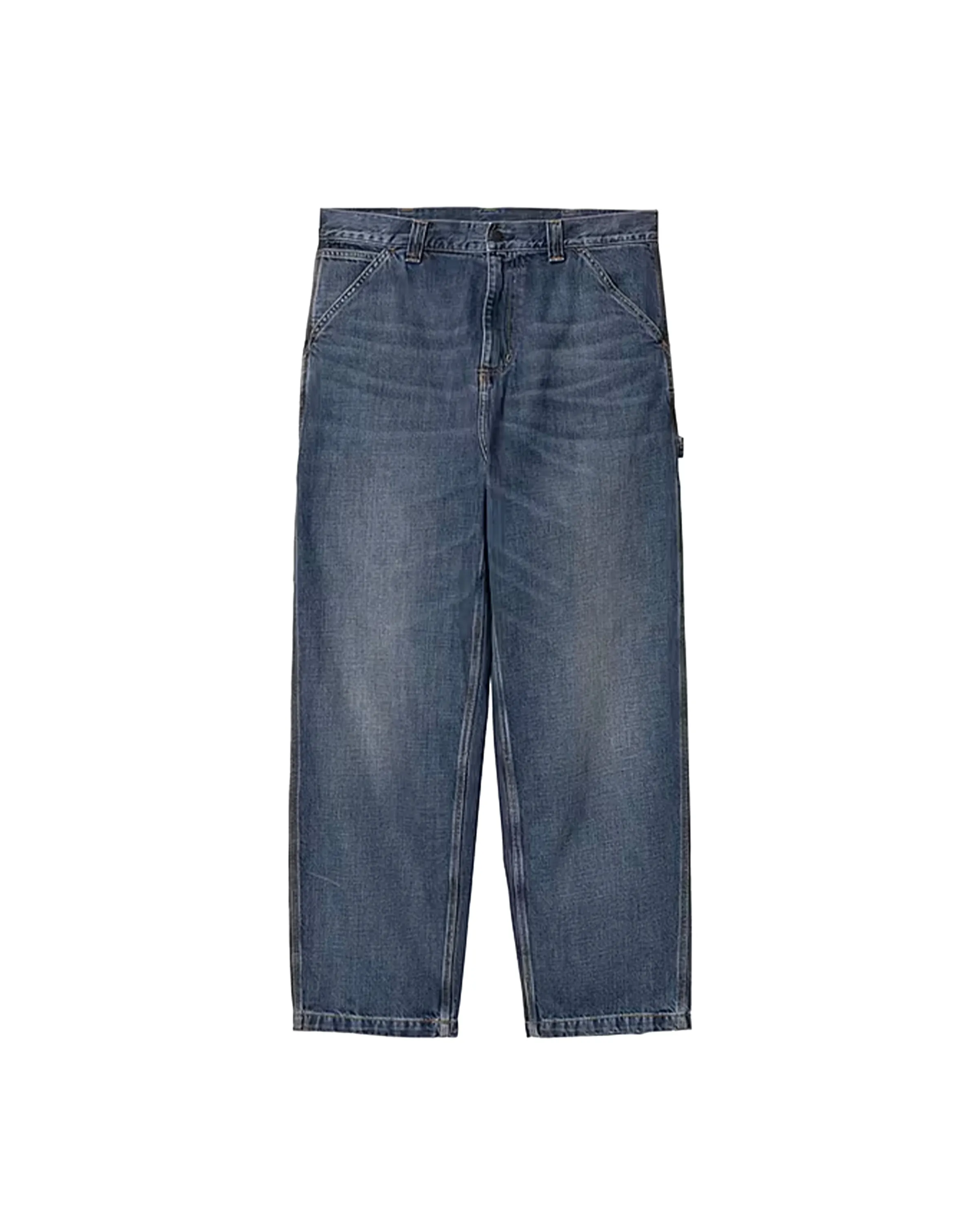 OG Single Knee Pant Blue Dark Used Wash