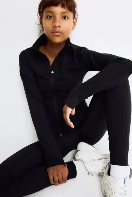 Veste de sport chaude Fleece SoftMove™ - Noir — photo 1