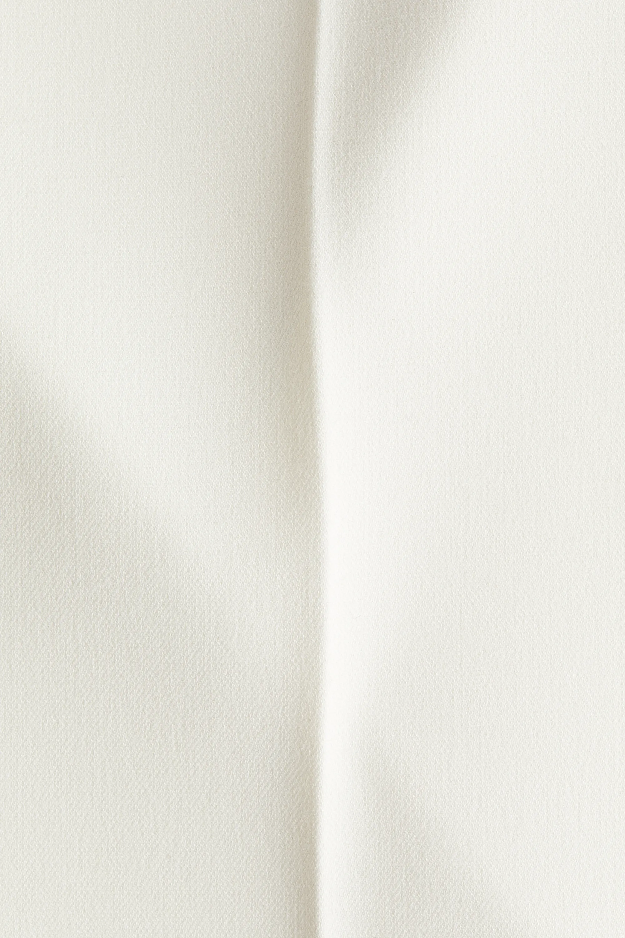 Pantalon évasé avec ceinture - Crème