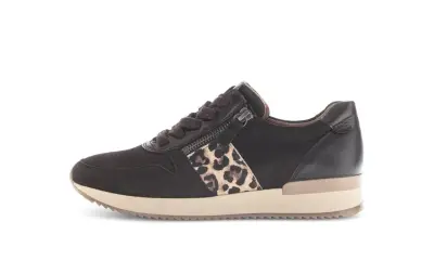 Baskets Gabor 73.420.18 Marron - Lacets Zip Grande Pointure Femme — photo 2