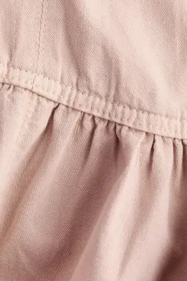 Top péplum en denim - Rose ancien clair — photo 5