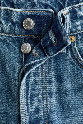 Baggy Regular Waist Jeans - Bleu denim — photo 2