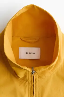 Veste oversize en nylon - Jaune — photo 5