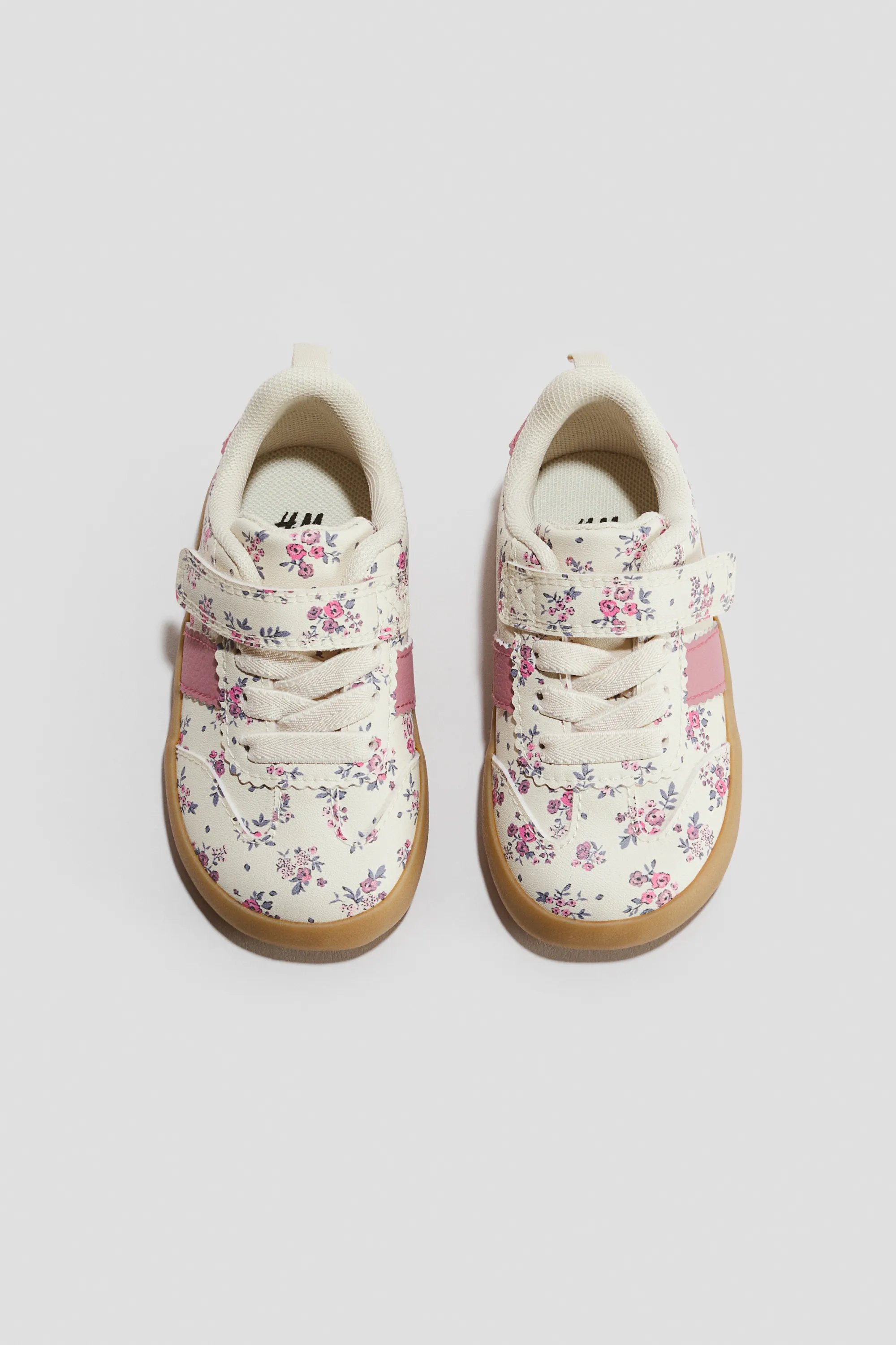 Sneakers barefoot - Blanc/fleuri