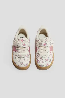 Sneakers barefoot - Blanc/fleuri — photo 1