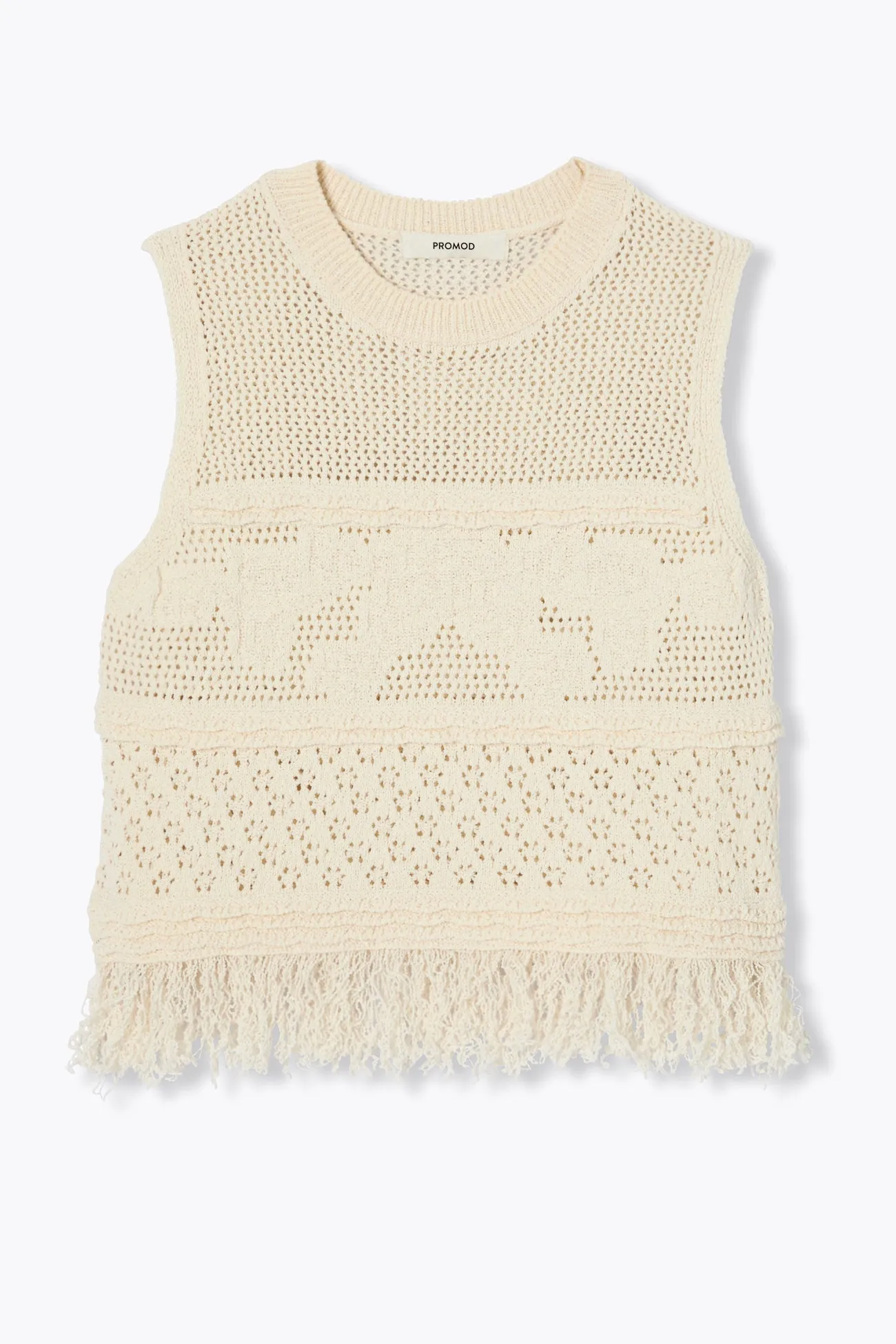 Pull-débardeur ajouré Femme