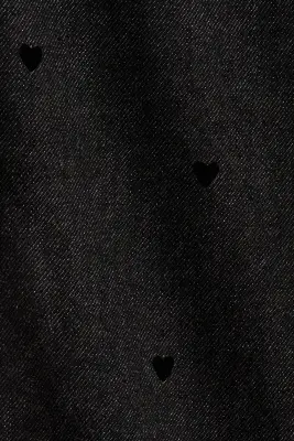 Jean à jambes larges avec motifs - Noir denim — photo 1