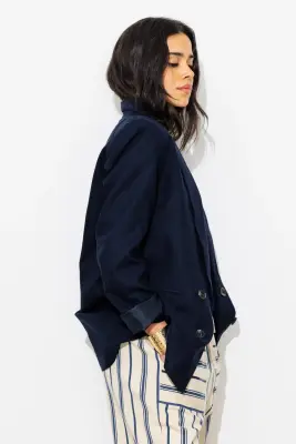 Veste de tailleur lin mélangé — photo 2