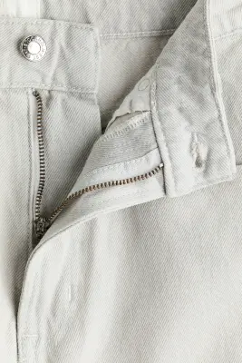 Barrel Regular Waist Ankle Jeans - Gris denim clair — photo 5