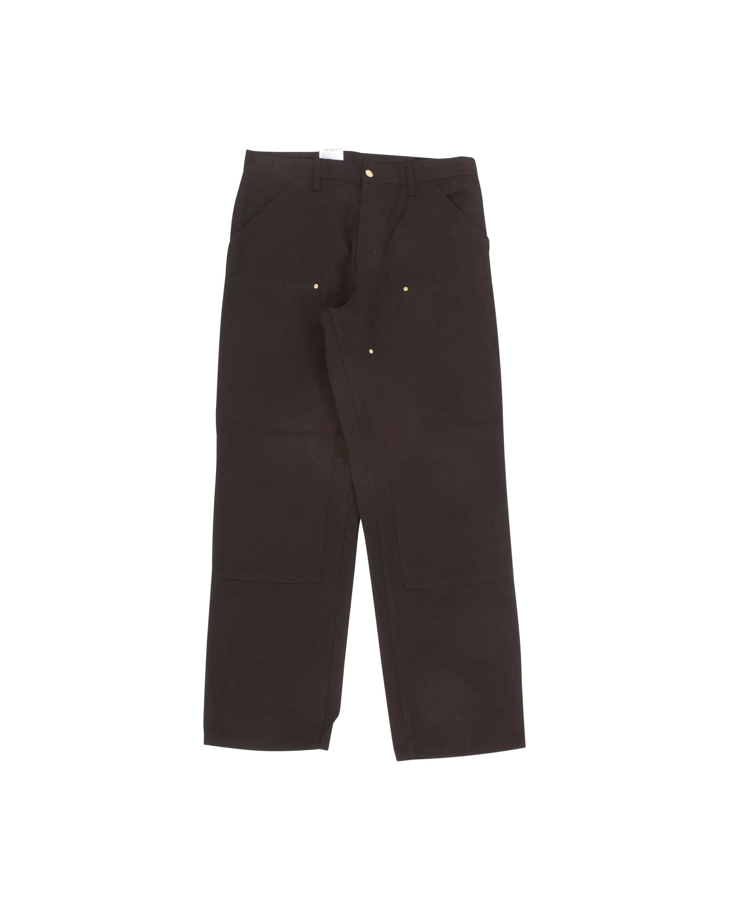 Double Knee Pant Black Rigid