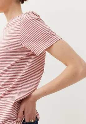 Le t-shirt classique - Rayures framboise — photo 4