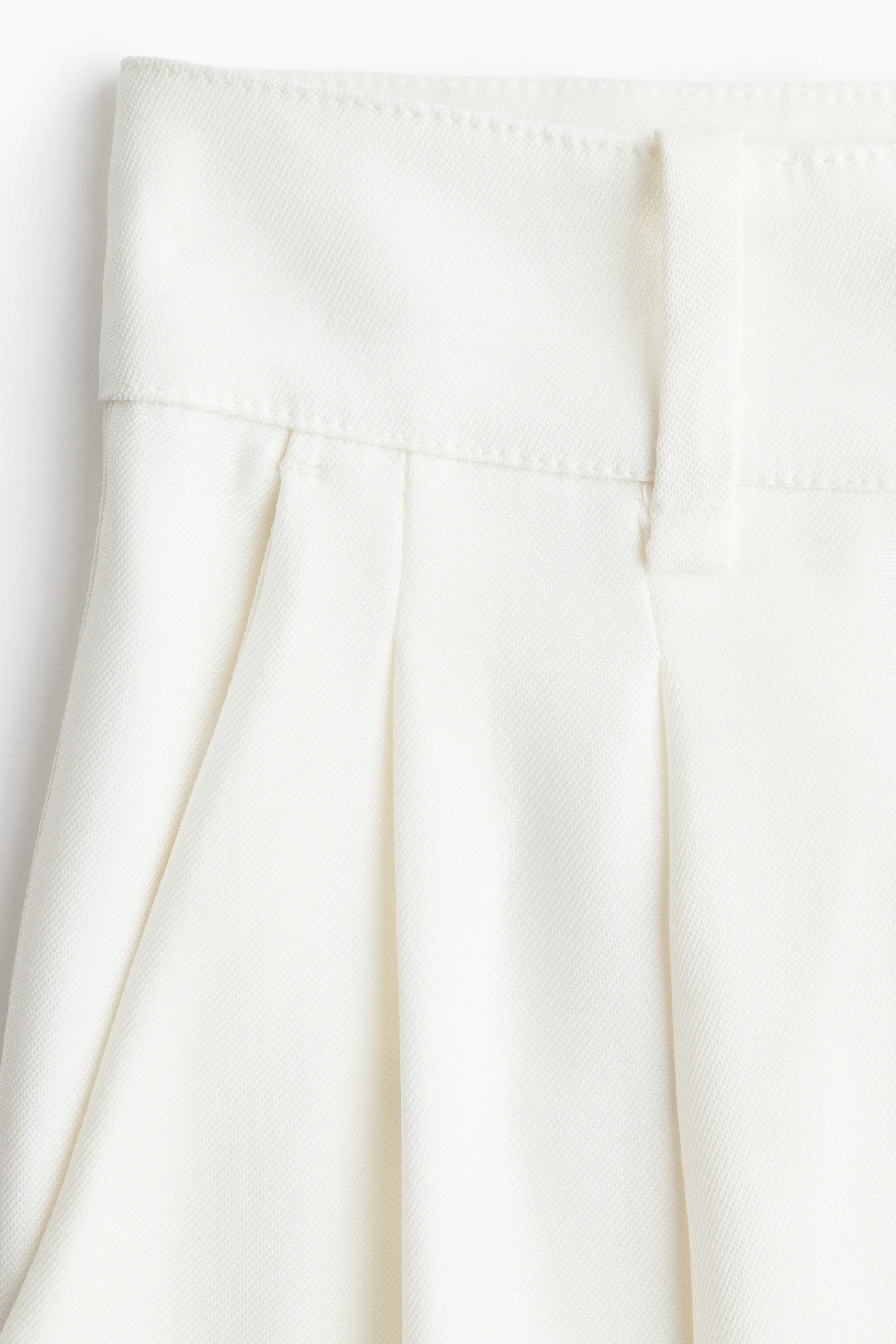 Short de tailleur Bermuda - Blanc