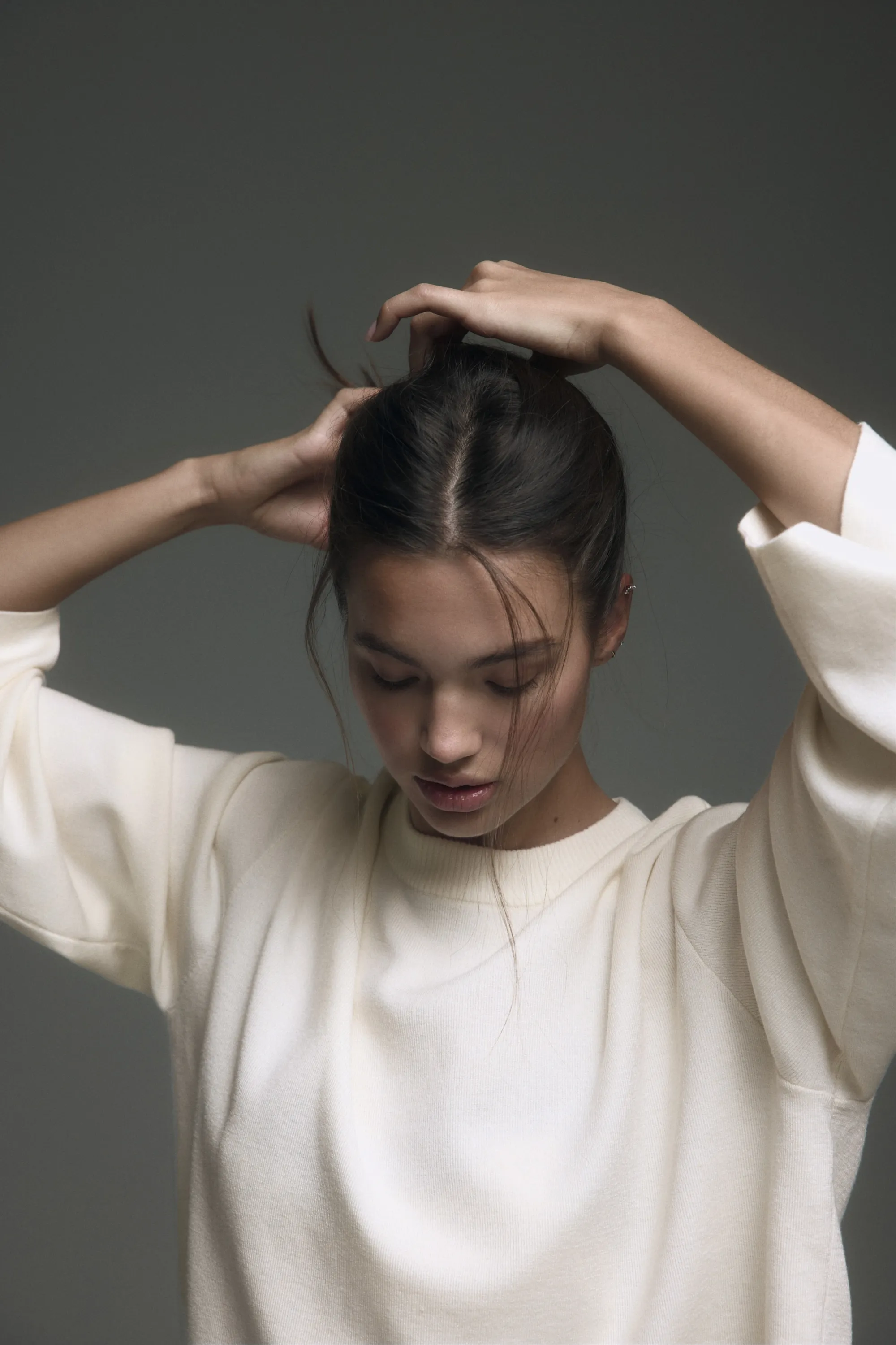 Pull oversize - Crème