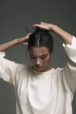 Pull oversize - Crème — photo 1