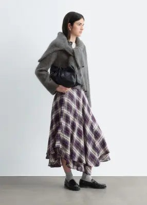 Cardigan en mohair mélangé - Gris foncé — photo 3
