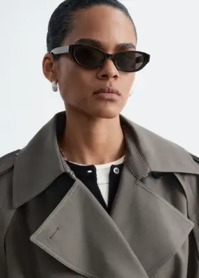 Trench-coat décontracté - Taupe foncé — photo 4