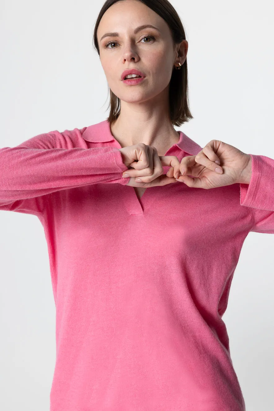 Polo en cachemire