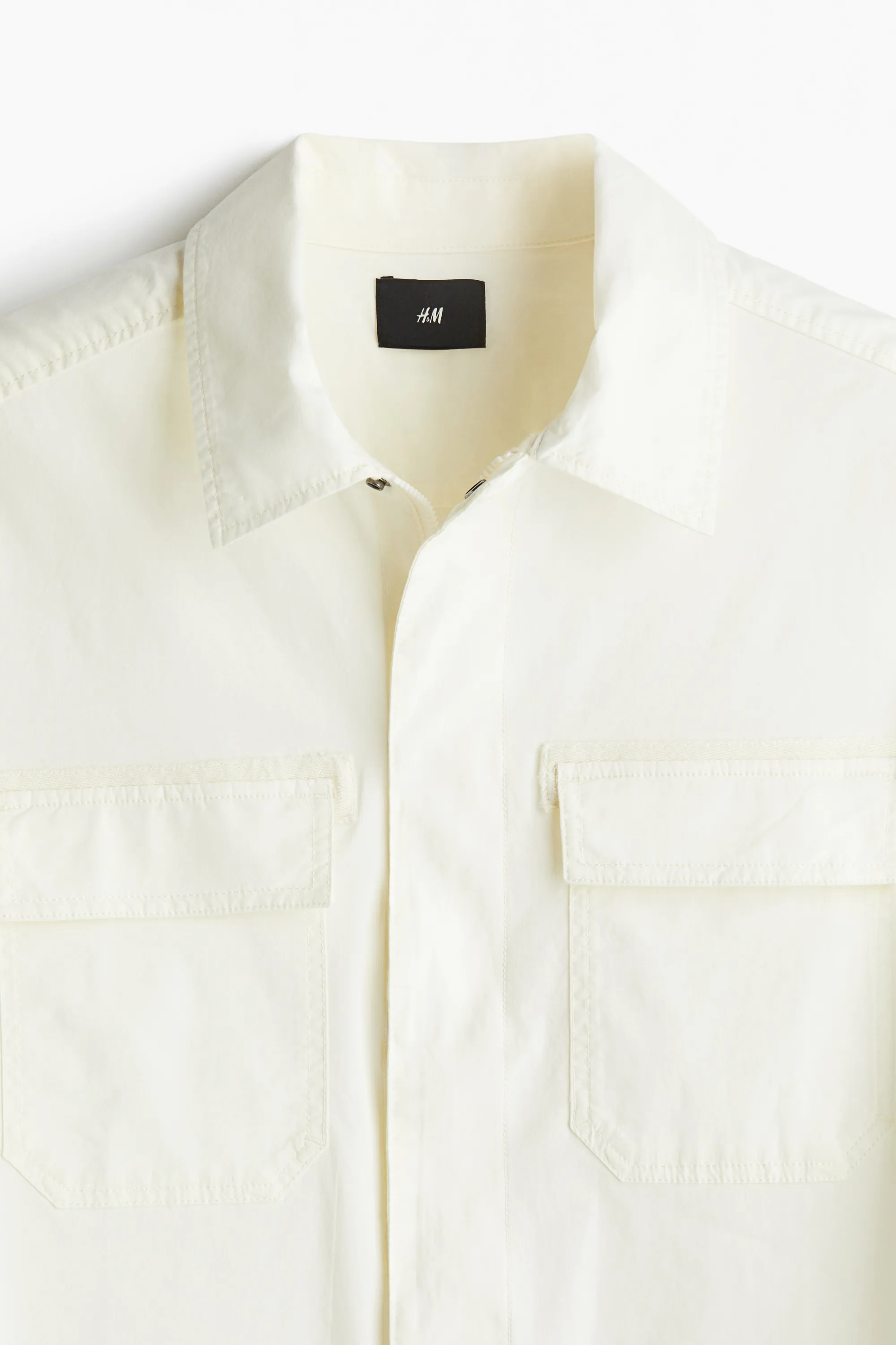 Surchemise utility wear Regular Fit - Crème