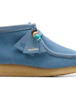 W Wallabee Boot Powder Blue Suede — photo 4