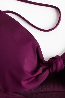 Maillot de bain paddé - Violet foncé — photo 4