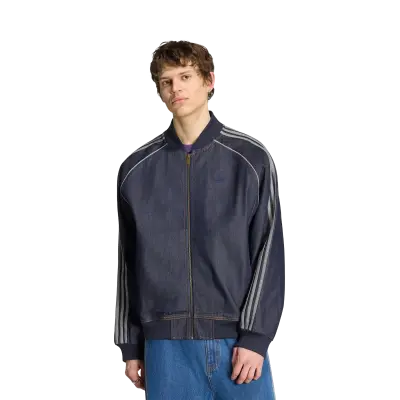 Adidas SST Denim Track Top Indigo Denim — photo 2