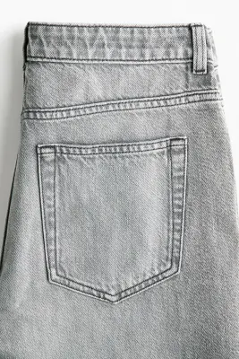 Baggy Regular Waist Jeans - Gris clair — photo 5