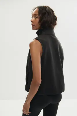 Fleece sports gilet - Noir — photo 4