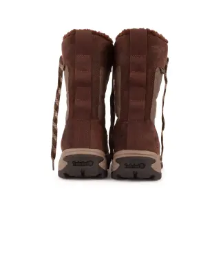W Tall Lace Waterproof Snow Dark Brown — photo 5