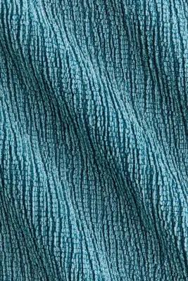 Top froissé avec encolure bateau - Turquoise foncé — photo 3