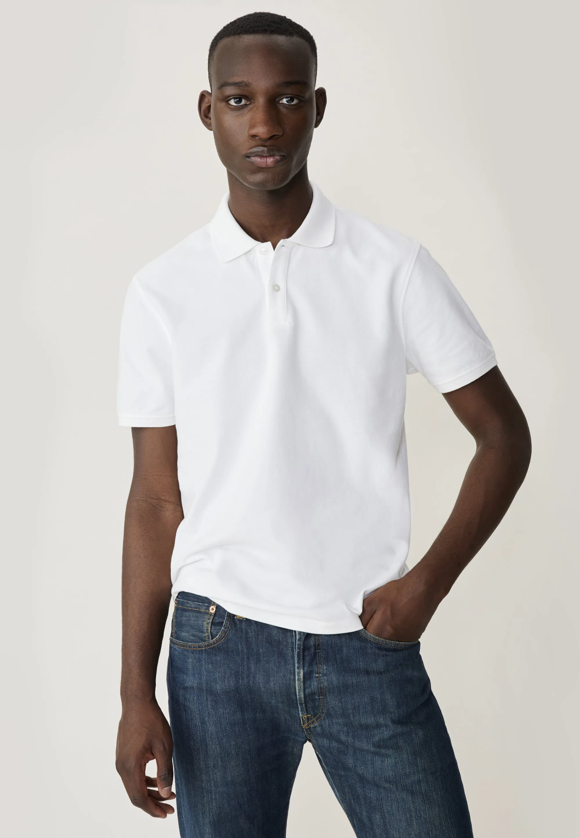 Le polo classique - Blanc