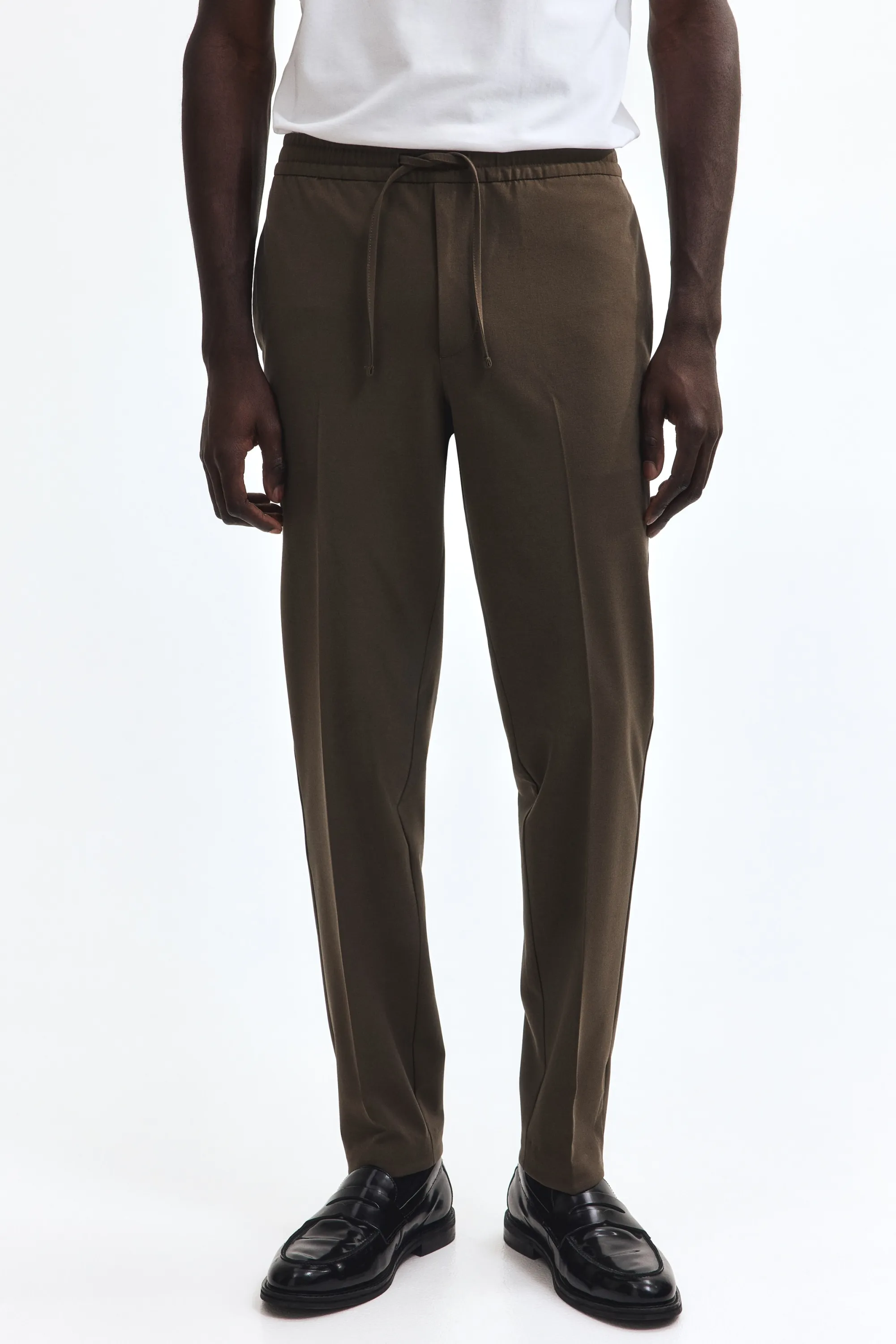 Pantalon jogger de costume Slim Fit - Marron