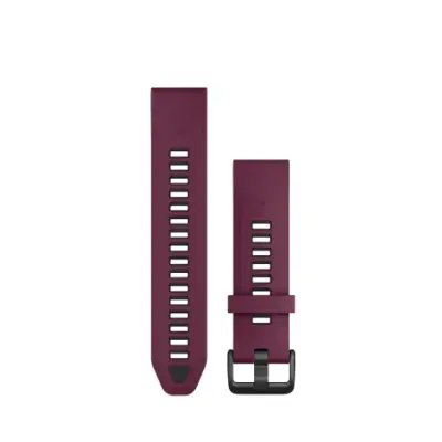 Bracelet Garmin Quickfit 20mm silicone merlot / graphite 010-13391-04 — photo 1