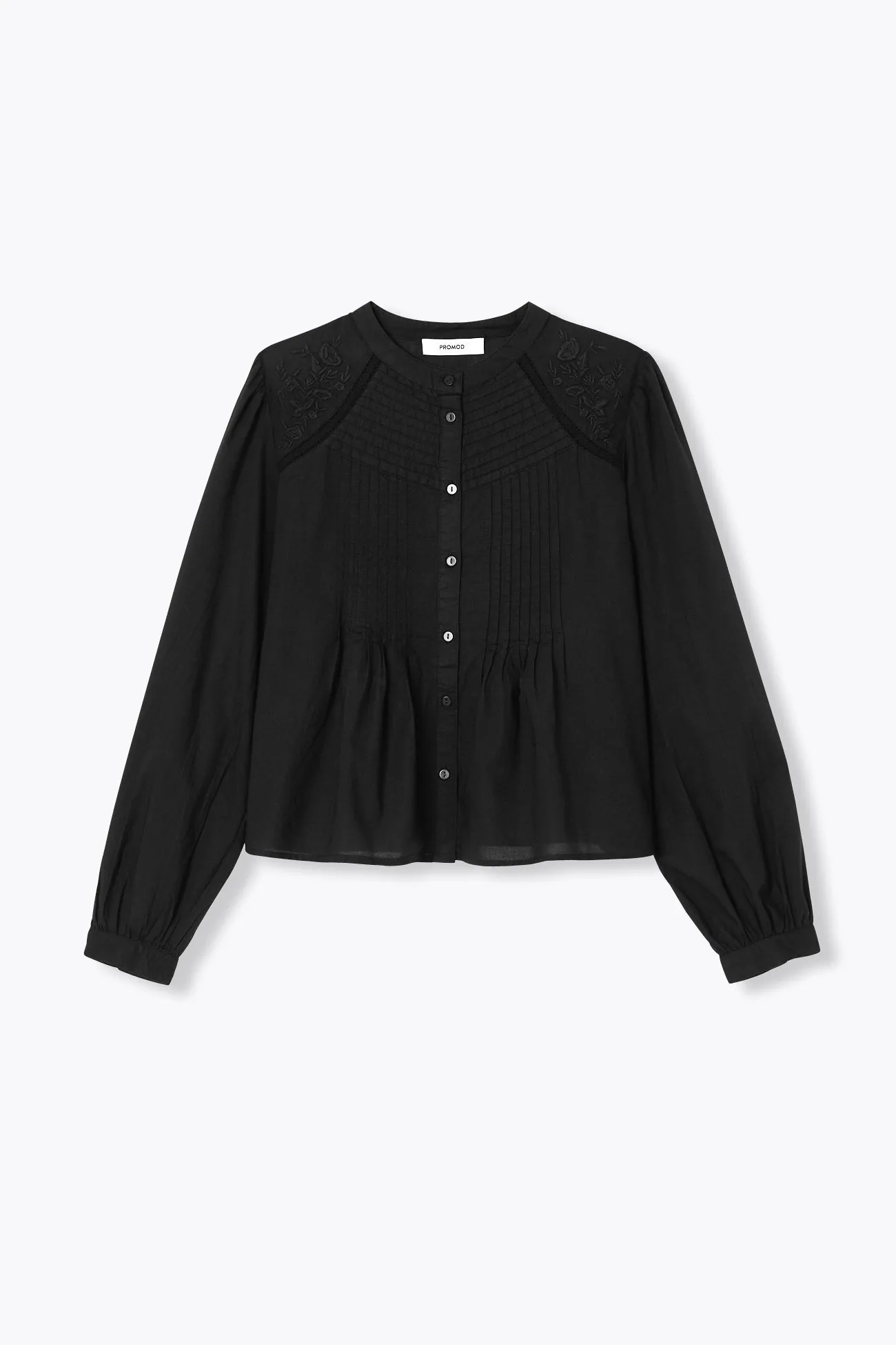 Blouse plissée romantique