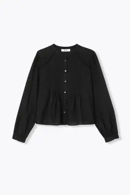 Blouse plissée romantique — photo 1