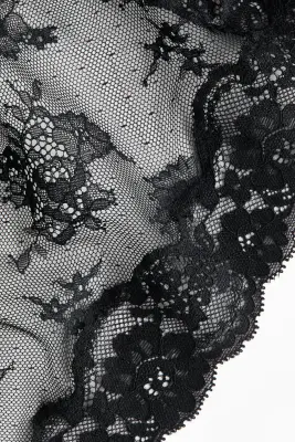 Body string en dentelle - Noir — photo 4