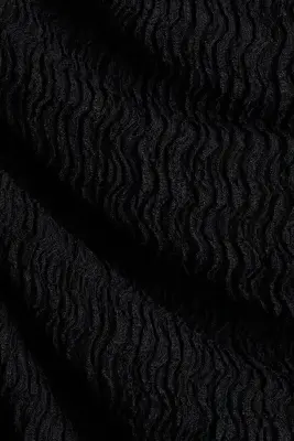 Robe moulante à effet drapé - Noir