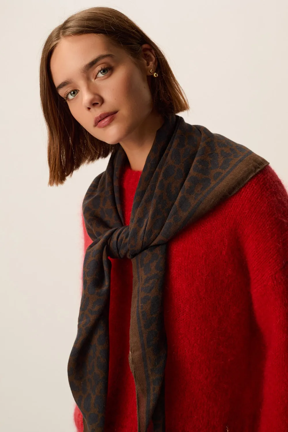 Foulard Neon Leopard