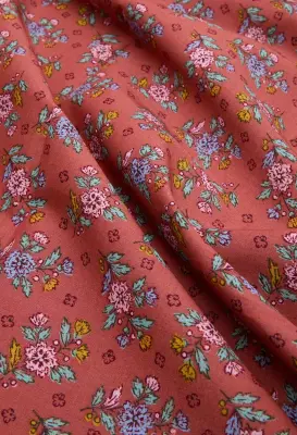 Coupon 3 m en coton fleuri — photo 4