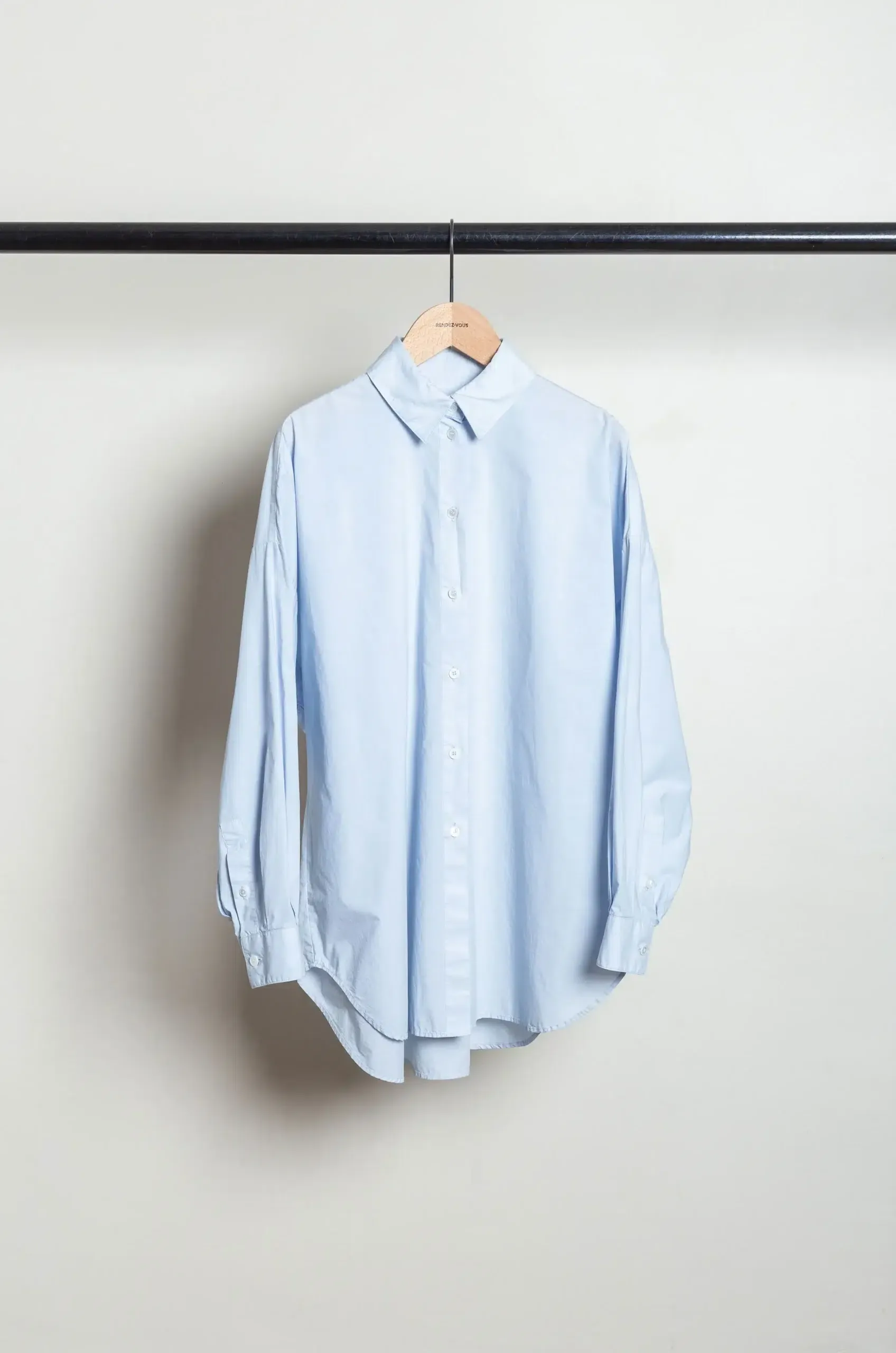 Everyday Shirts – GIORGIA 77DT1620 – CELESTE UNITO TINTO CAPO / GAR.DYED L.BLUE PLAIN