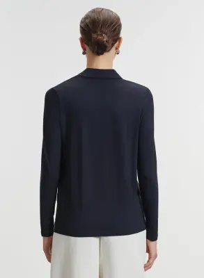 Polo en viscose et élasthanne — photo 2