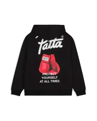 Patta Protect Yourself Hooded Sweater Black — photo 2