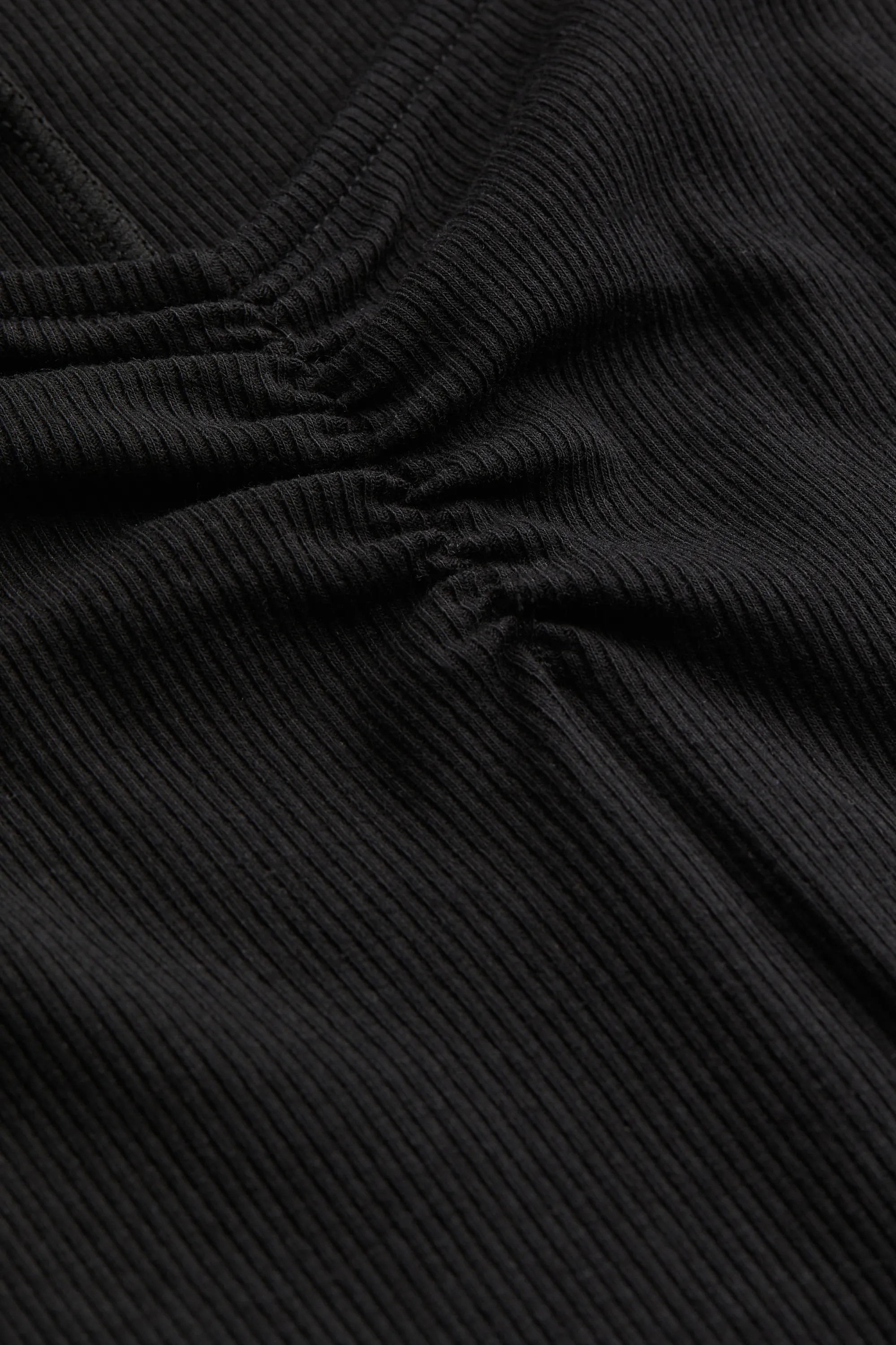 Robe à mancherons en jersey - Noir