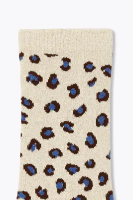 Chausettes pailletées léopard — photo 2