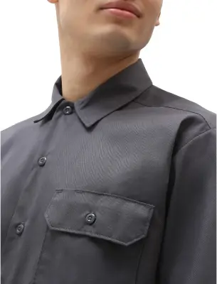 DICKIES WORK SHIRT Anthracite — photo 4